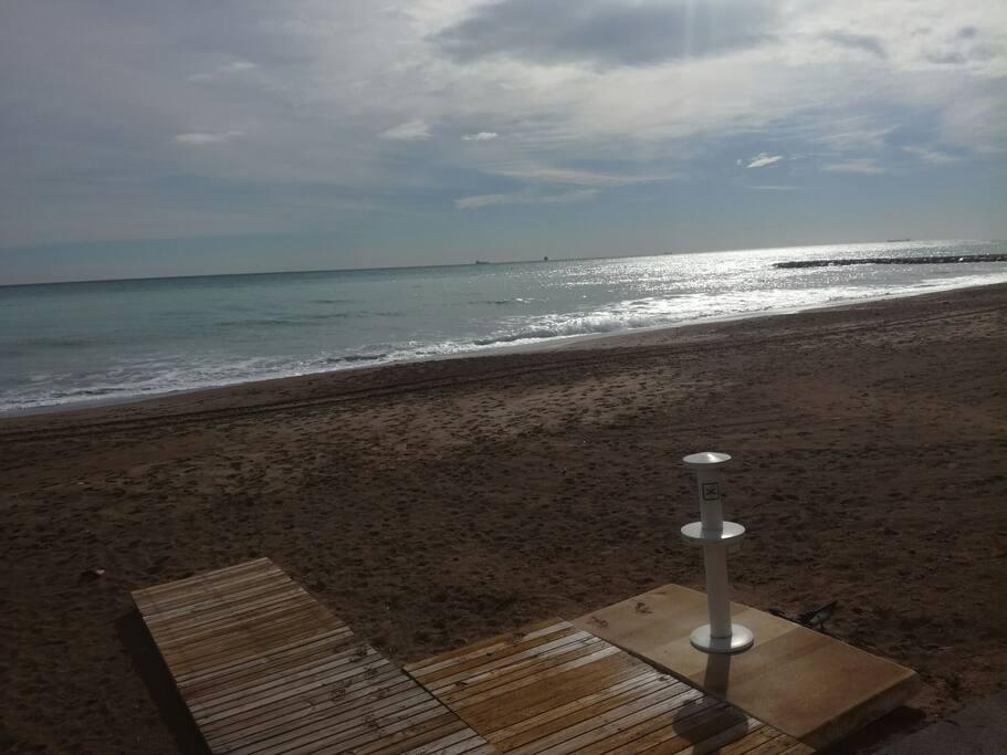 playa salida directa apartamento
