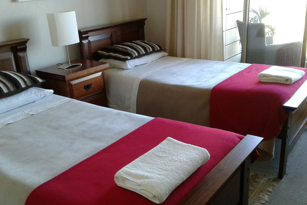 Habitación con dos camas single