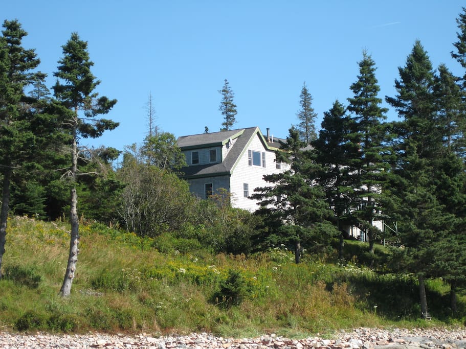 Apartment from adjoining beach.