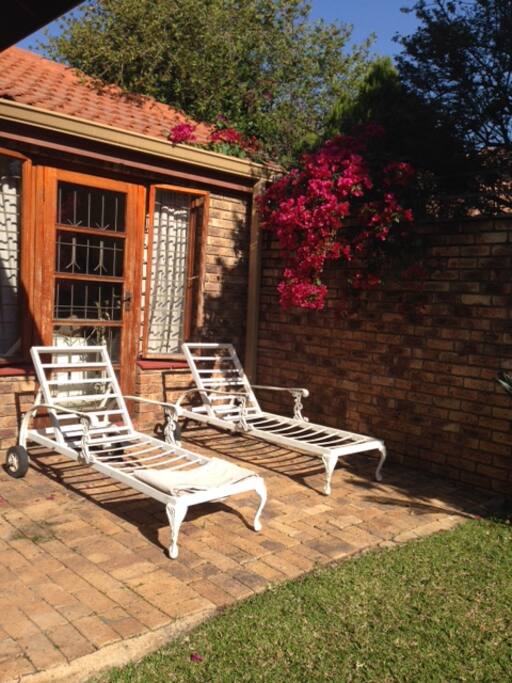 Verandah with private access to bedroom