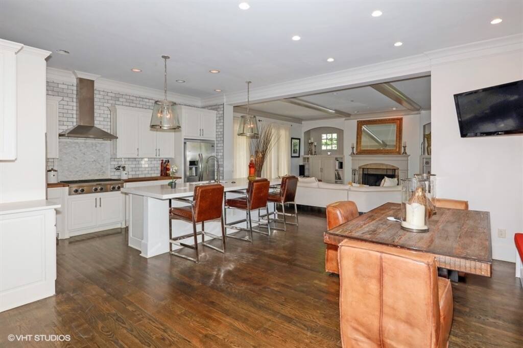 Open Kitchen & Living Room