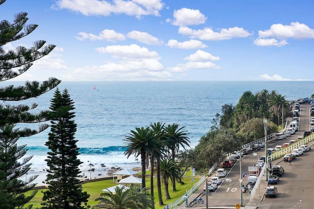 Looking down to Bronte