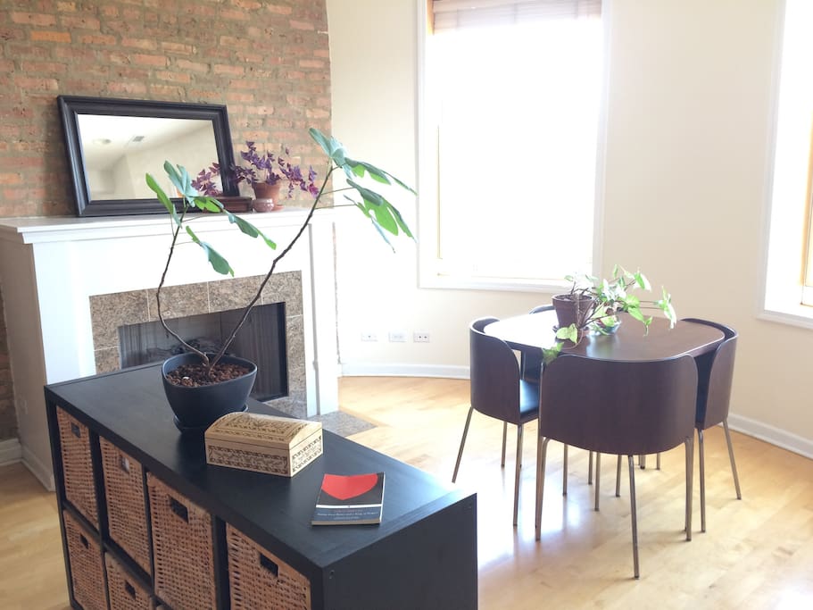 This is the most light-filled, bright and sunny Chicago apartment I've ever known.