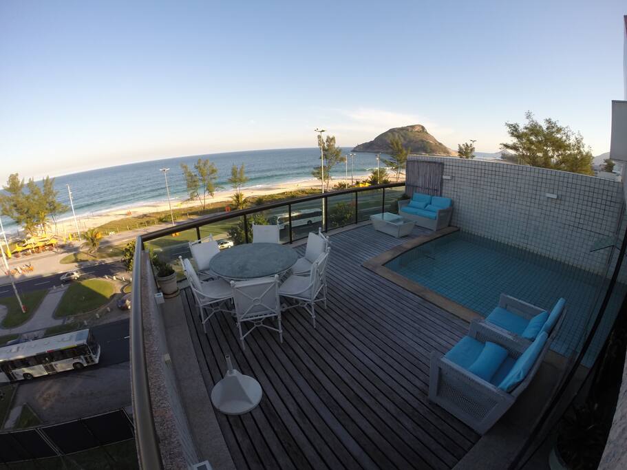 VISTA FRONTAL MAR, PISCINA PRIVATIVA