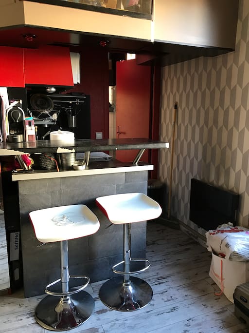 mini bar avec cuisine