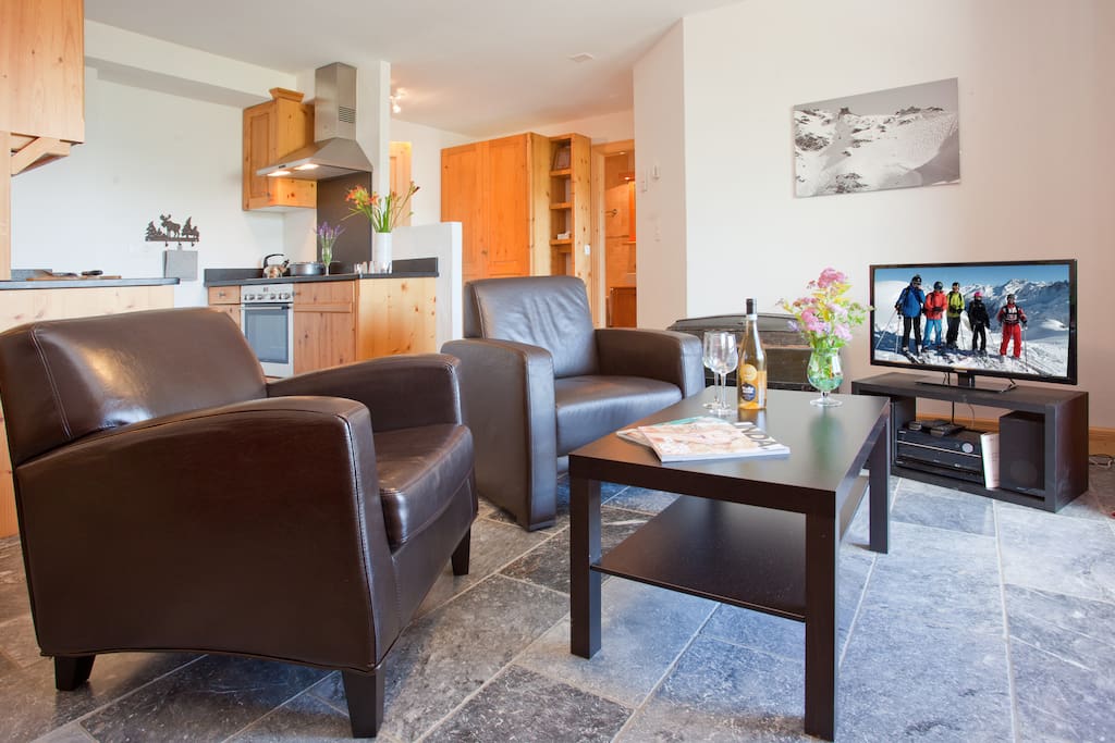Spacious open plan living area