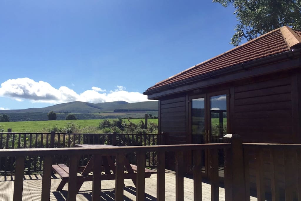 Views of Mt.Leinster from cabin