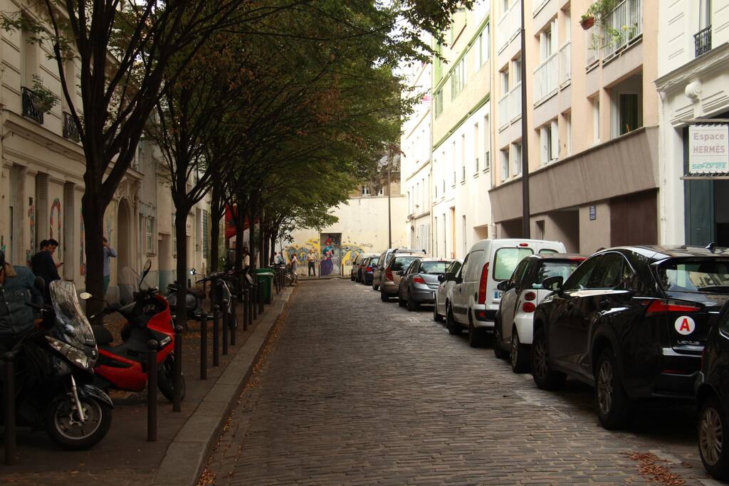 L'impasse dans laquelle le logement est situé (très calme)