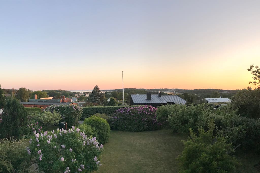 Sunset view from terrace