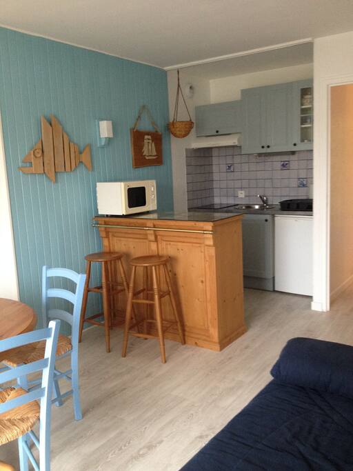 Cuisine équipée, utile pour les vacances
