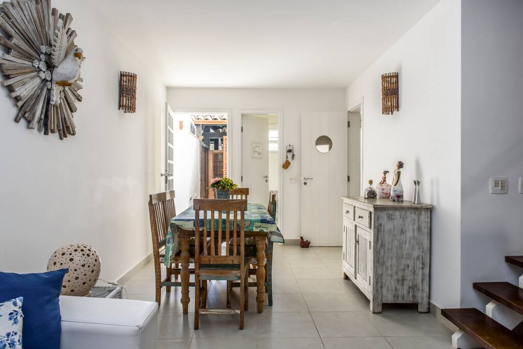 Sala de jantar, integrado no living room