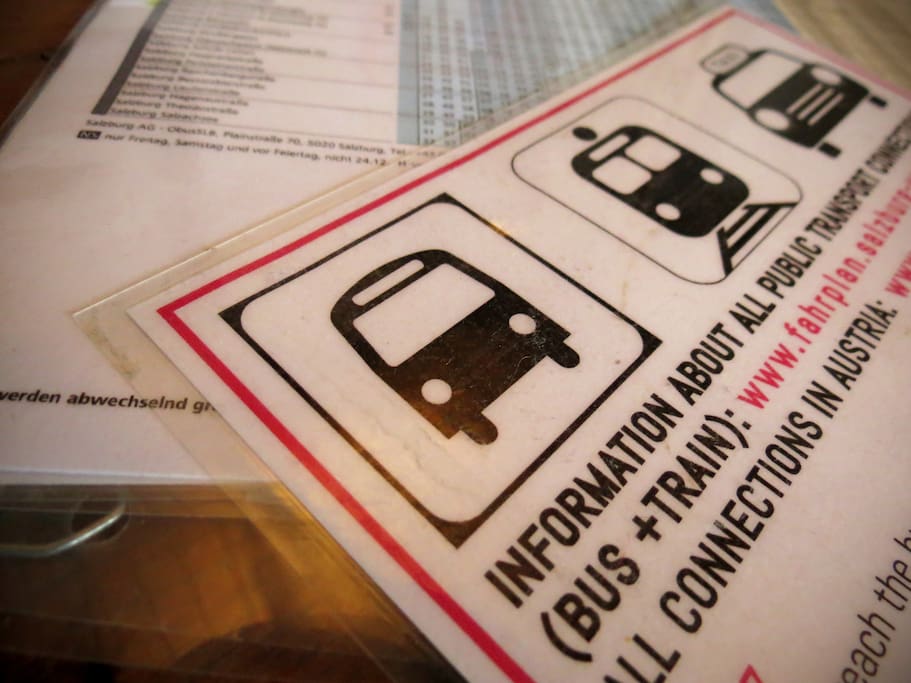 We offer lots of information about public transportation and sightseeing in Salzburg