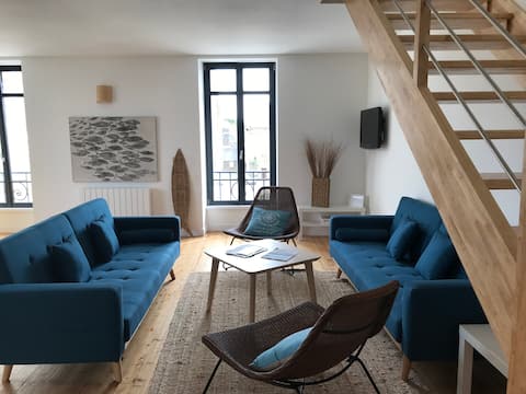 Popular Airbnb listing: Saint Pol de Léon: Duplex in the city center in Saint Pol De Léon