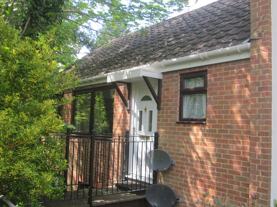 Own private entrance to flat