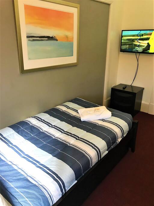 Large single bed
