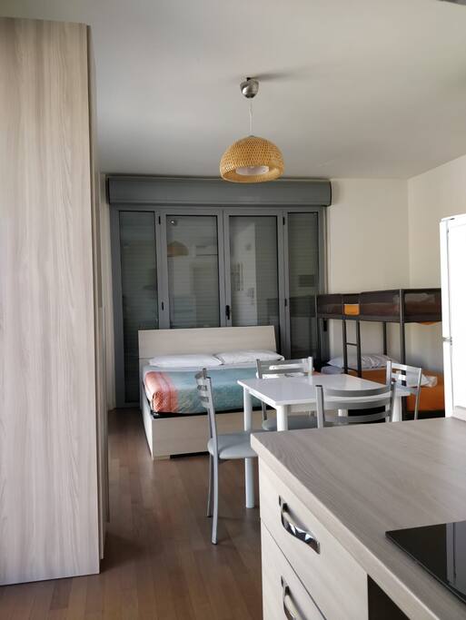 Living area + seating area