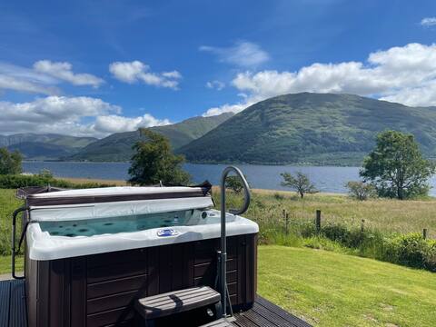 Onich House with View of Glencoe from Hot Tub