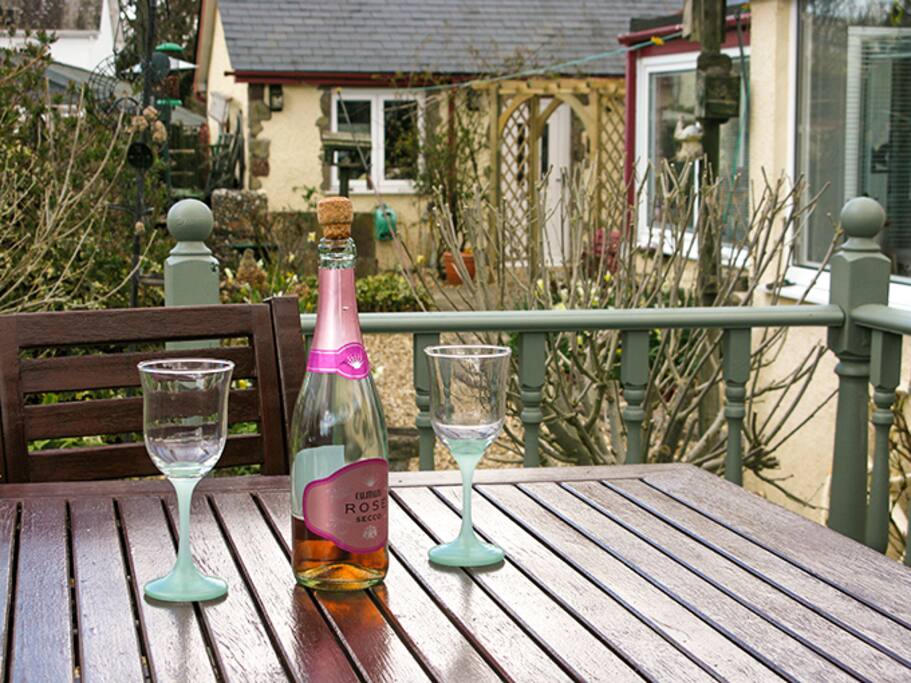 Relax and enjoy at the garden table!