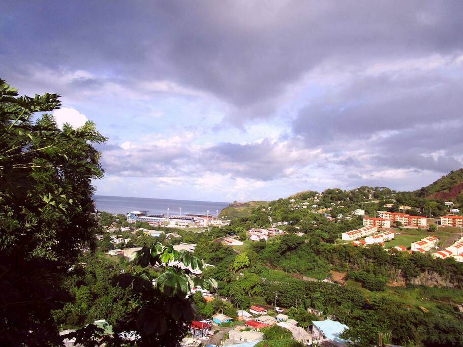 the view to the sea