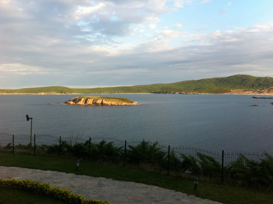 Sunset from the terrace