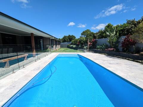 Large beautiful home with pool.