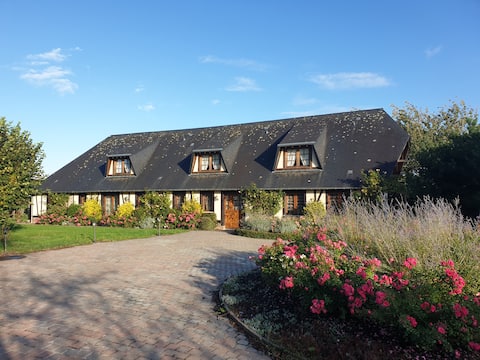 Norman farmhouse with heated indoor pool