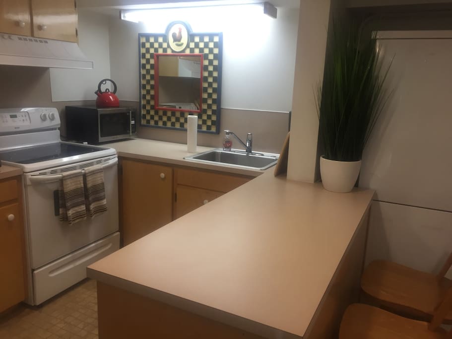 Fully equipped kitchen