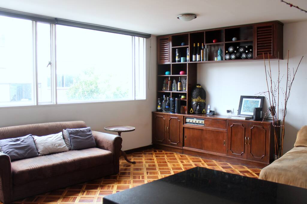 The living room