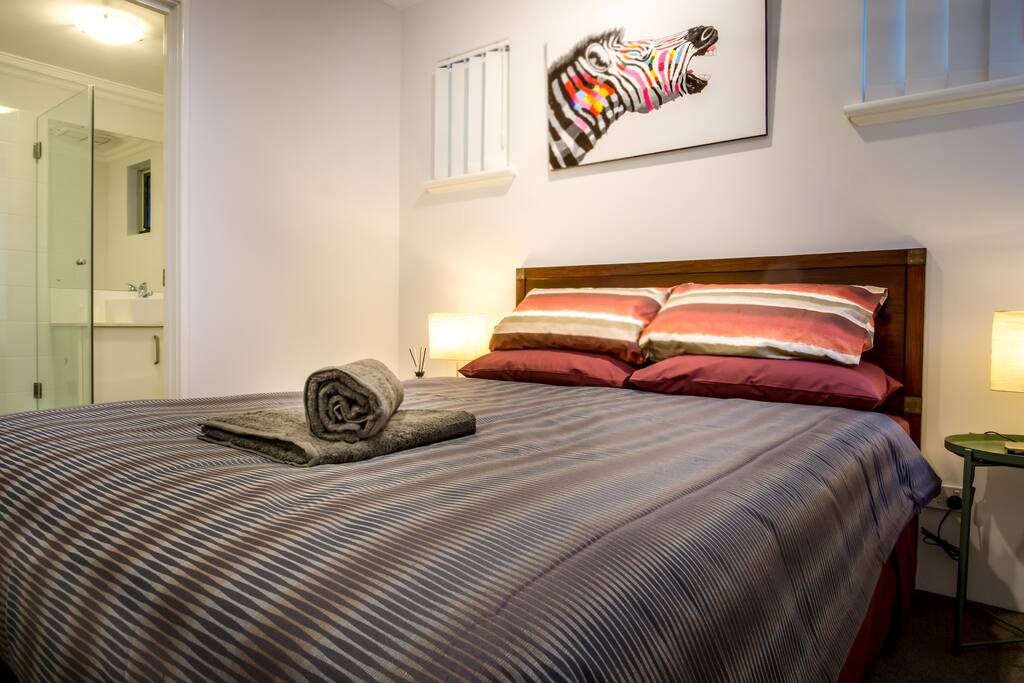 comfortable queen bed
