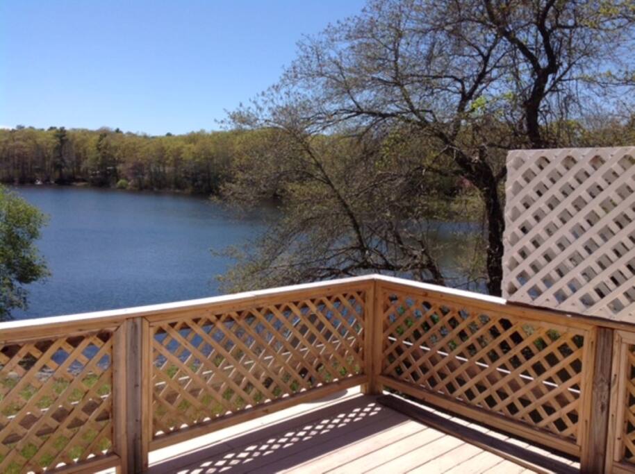 Private Pond front for non motor boats/kayaks, fishing