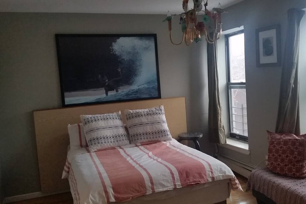Large bedroom with closet