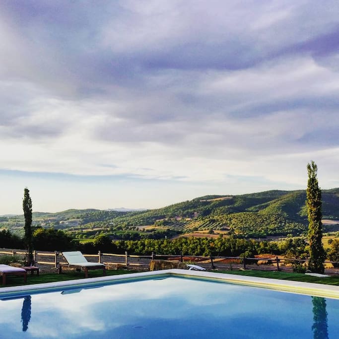 La piscina panoramica