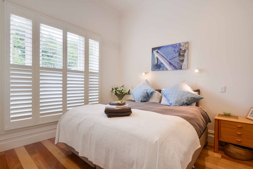 Main bedroom with king size bed