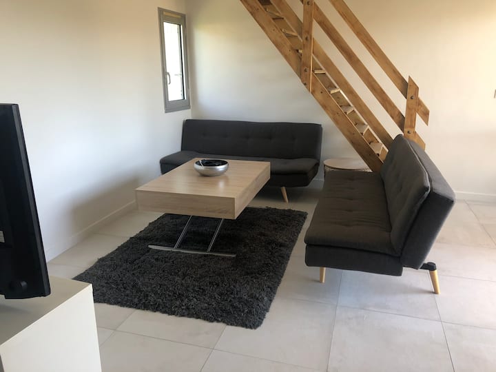 Charmant Duplex Dans Petite Résidence Avec Piscine - Boulouris-sur-Mer