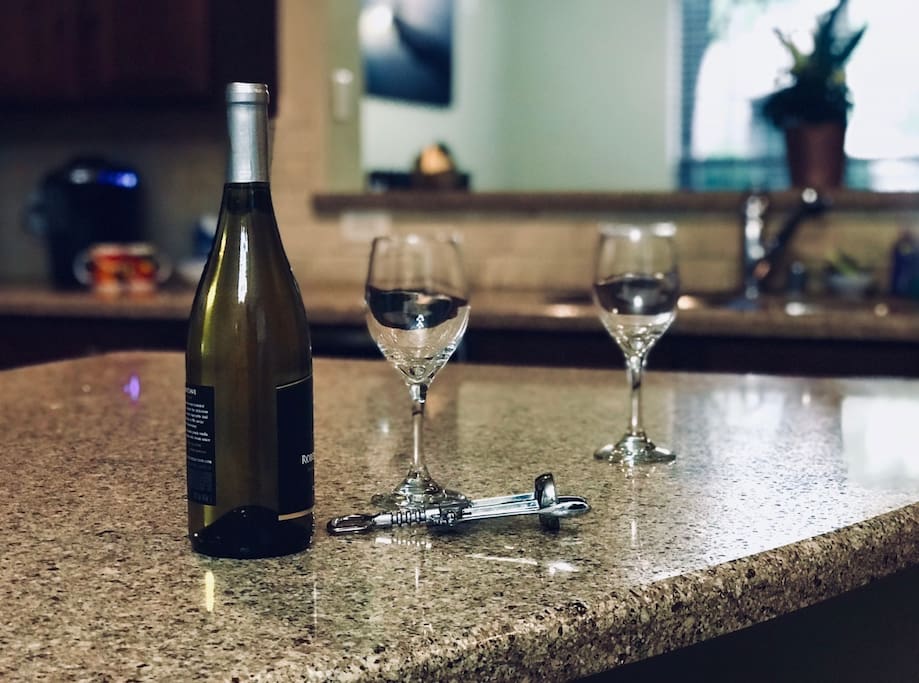 Unwind with friends and family with a great glass of wine after a fun day of sightseeing.