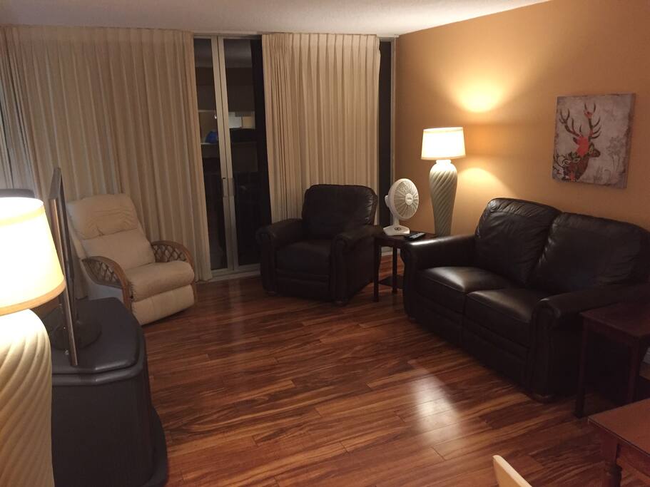 Quiet, Clean, and Comfortable Living Room