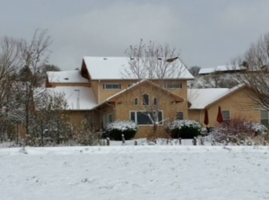 View of Exterior with Mountain Views from Hot Tub
