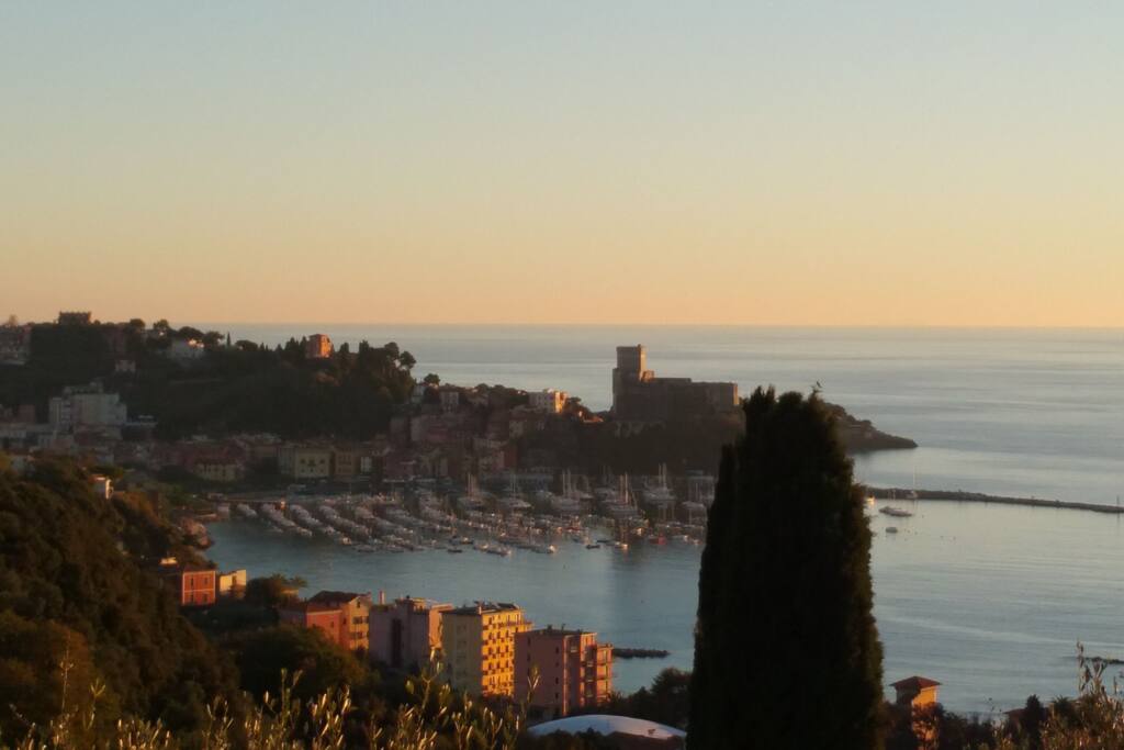 Vista dal balcone