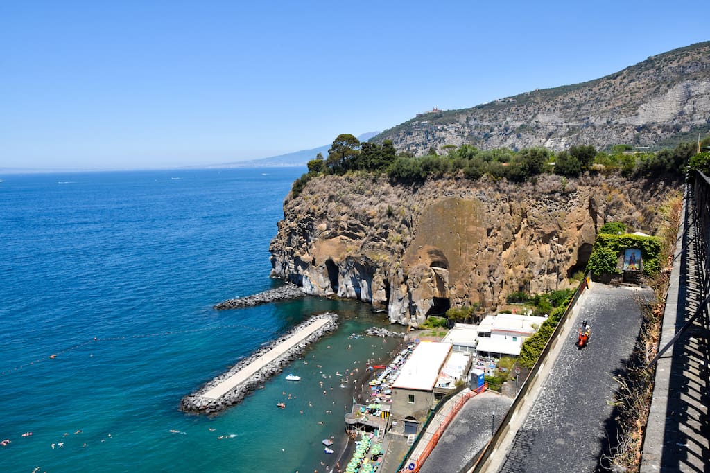 Beach of Piano di Sorrento