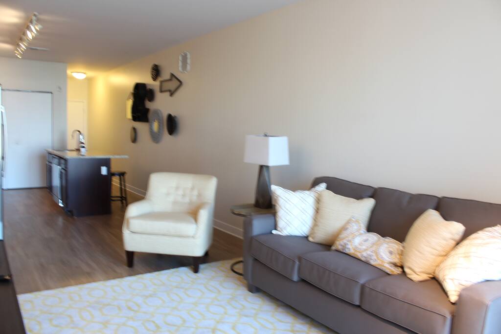 Comfortable living area and open floorplan