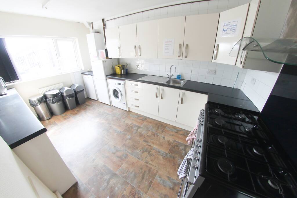 Large kitchen with all amenities