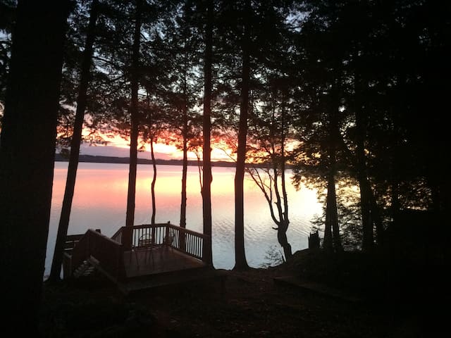 Belgrade Lakes Home on the Water