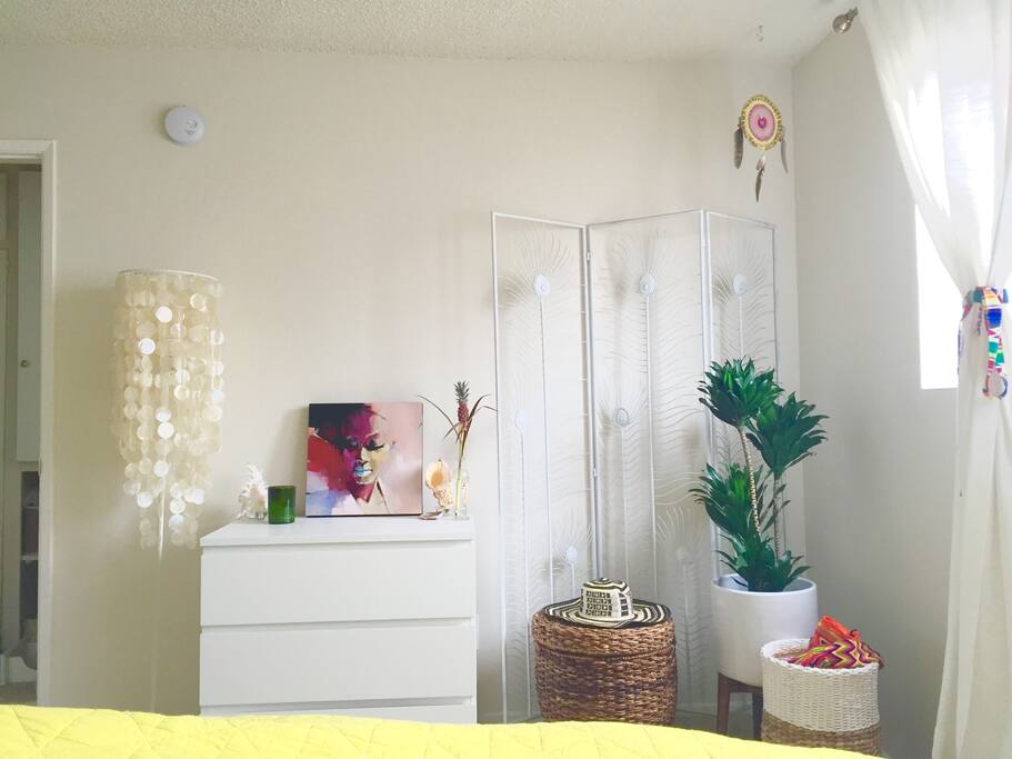Spacious bedroom (view from the bed)