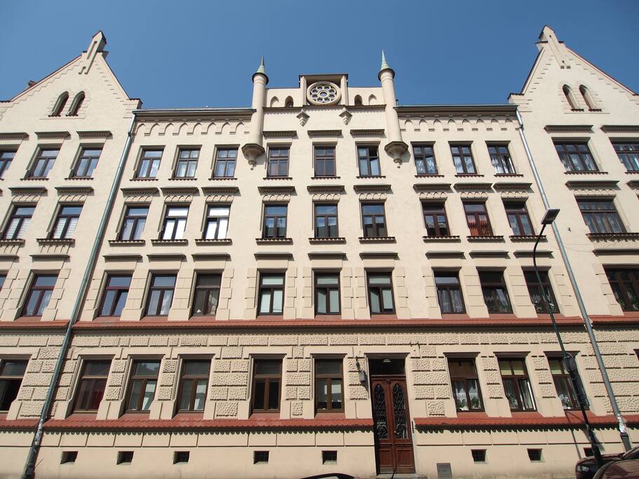 Front of the building