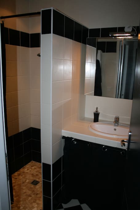 salle de douche privative