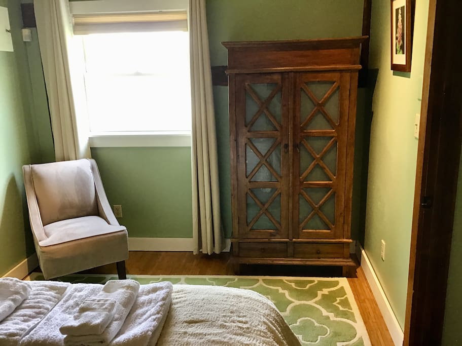 Green Room view from the bed