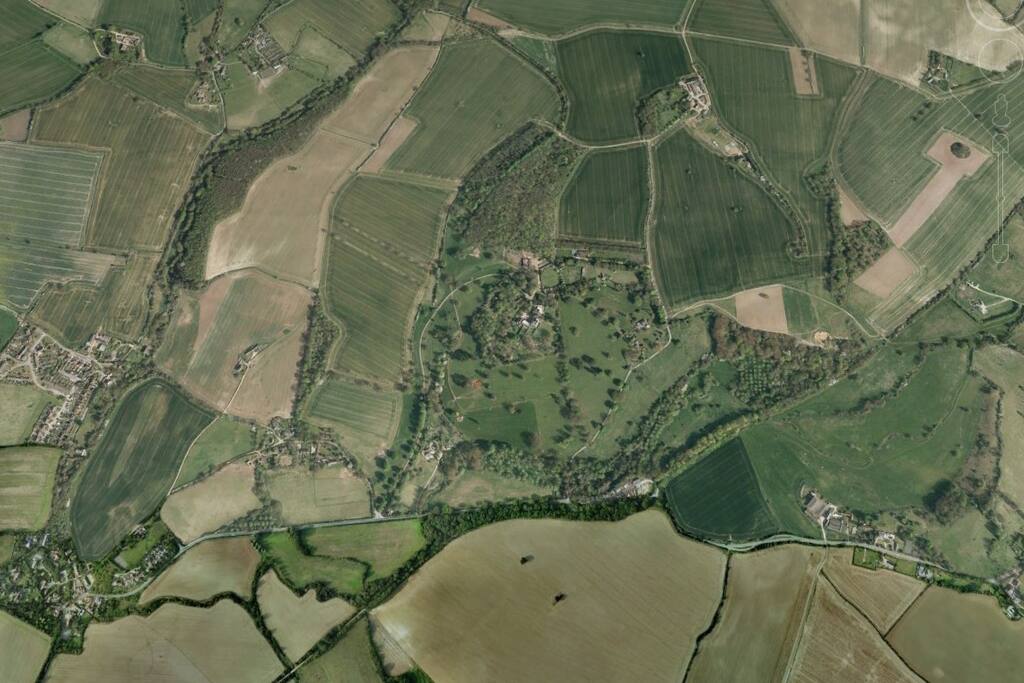 Bird's eye view of the location
