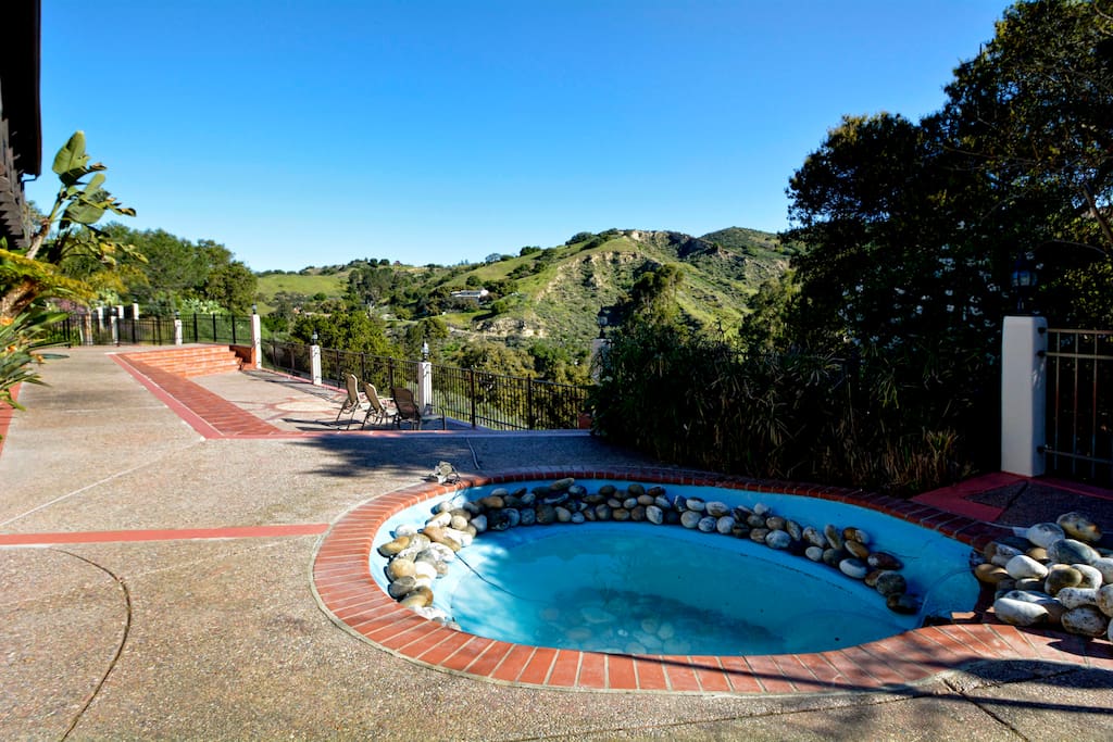 Outside Patio and Pond