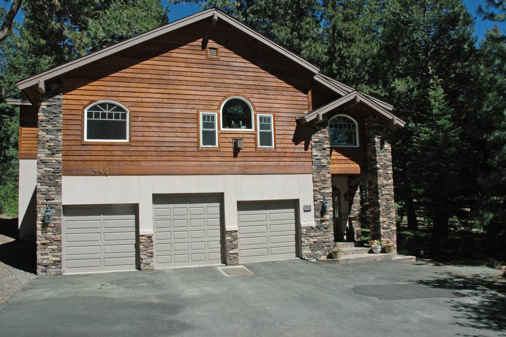 Front of House-park in front of left garage