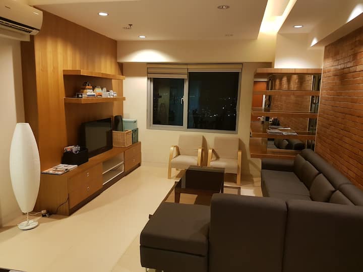 The living room area is equipped with a comfortable 7-seat sofa complex. Wifi is topspeed and landline is also provided for free.